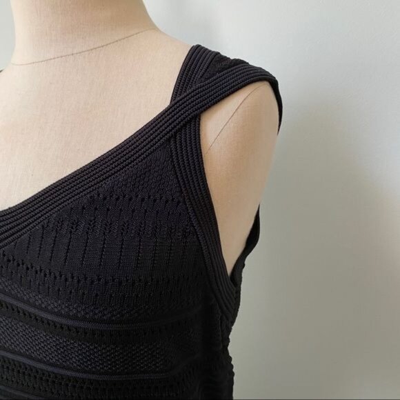 Cache Black Cocktail Bodycon Dress - Picture 9 of 14